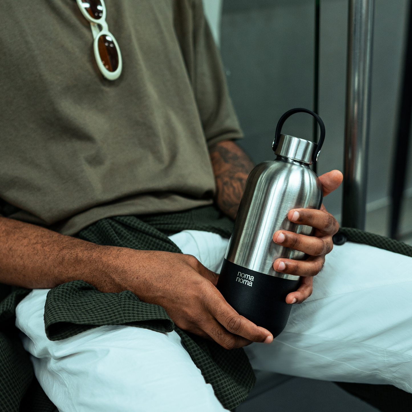 Borraccia in acciaio inossidabile (caffè nero) – 750 ml
