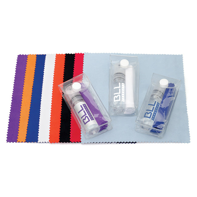 Kit tascabile per la pulizia di occhiali e schermo da 2 pezzi | Regali benessere firmati
