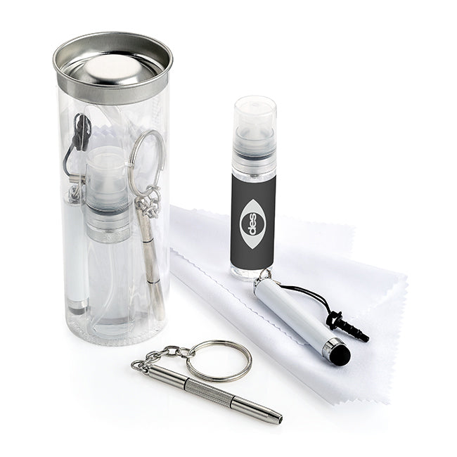 Kit gadget da 4 pezzi in un tubo | Regali benessere firmati