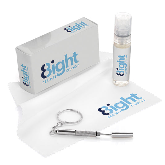 3 Piece Glasses and Screen Cleaning Kit in a Printed Box | Branded wellness gifts