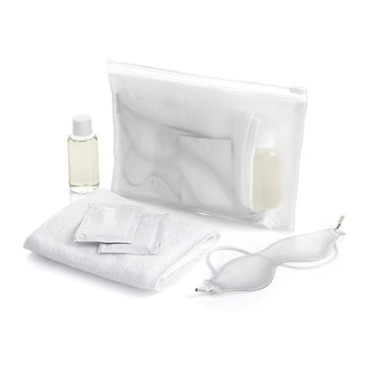Spa Set in a Frosted Pouch | Branded wellness gifts