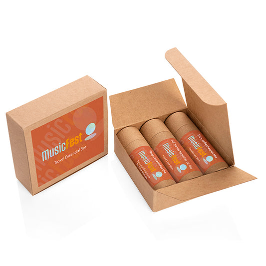 Travel Set in a Box | Branded wellness gifts