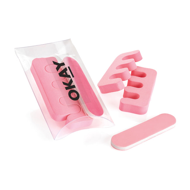 Mini kit de soins des pieds dans un paquet d'oreillers | Cadeaux bien-être de marque