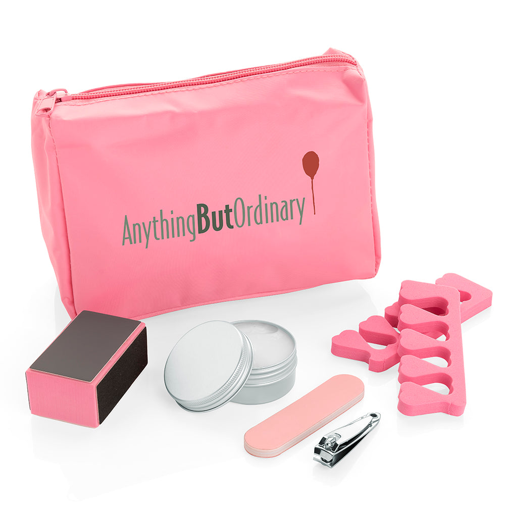 Set manicure da 6 pezzi in una borsa di nylon con cerniera | Regali benessere firmati
