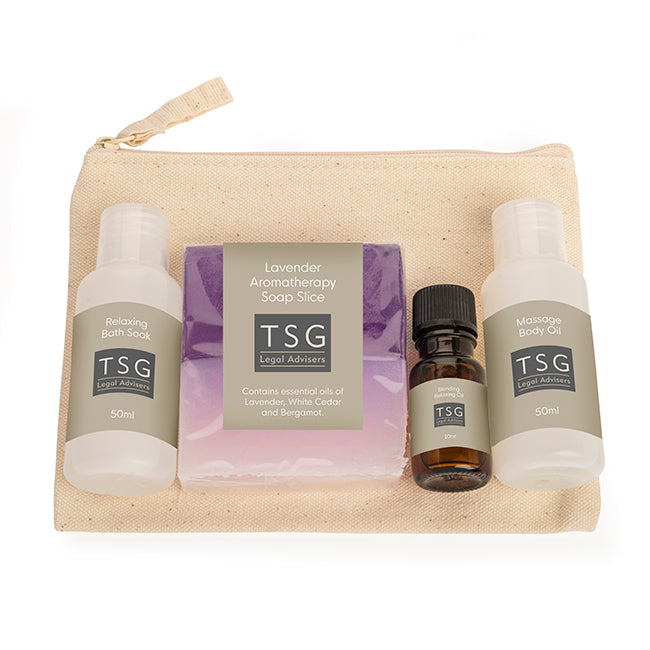 Set Benessere Naturale in Borsa di Cotone | Regali benessere firmati