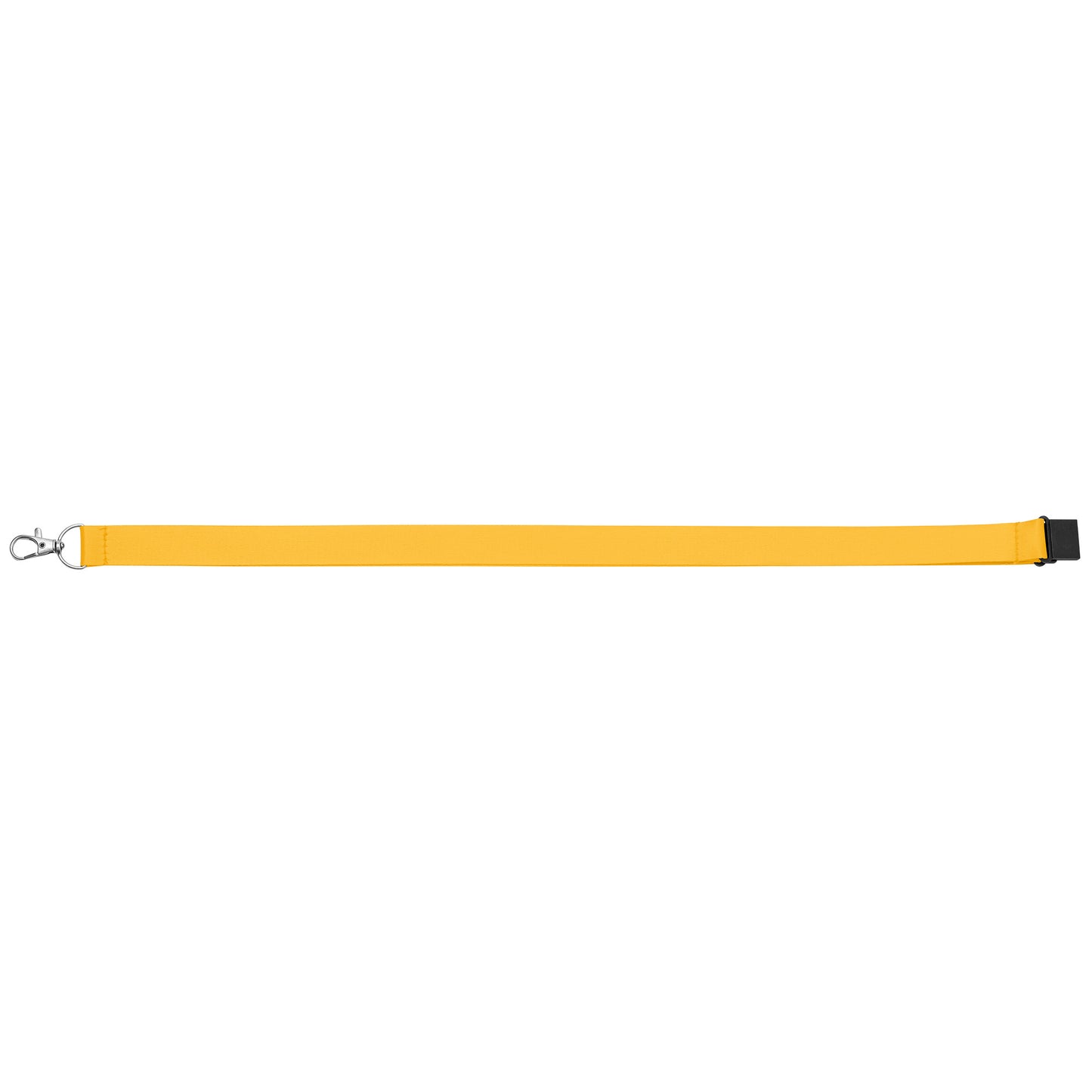 Elix rPET Breakaway Lanyard promotional lanyard in yellow printed with your company logo