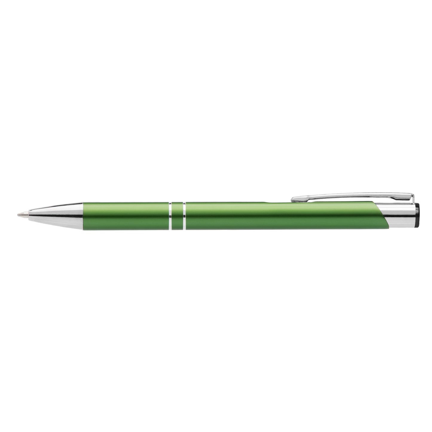 Crosby Matte Pen promotional pen in green laser engraved with your company logo