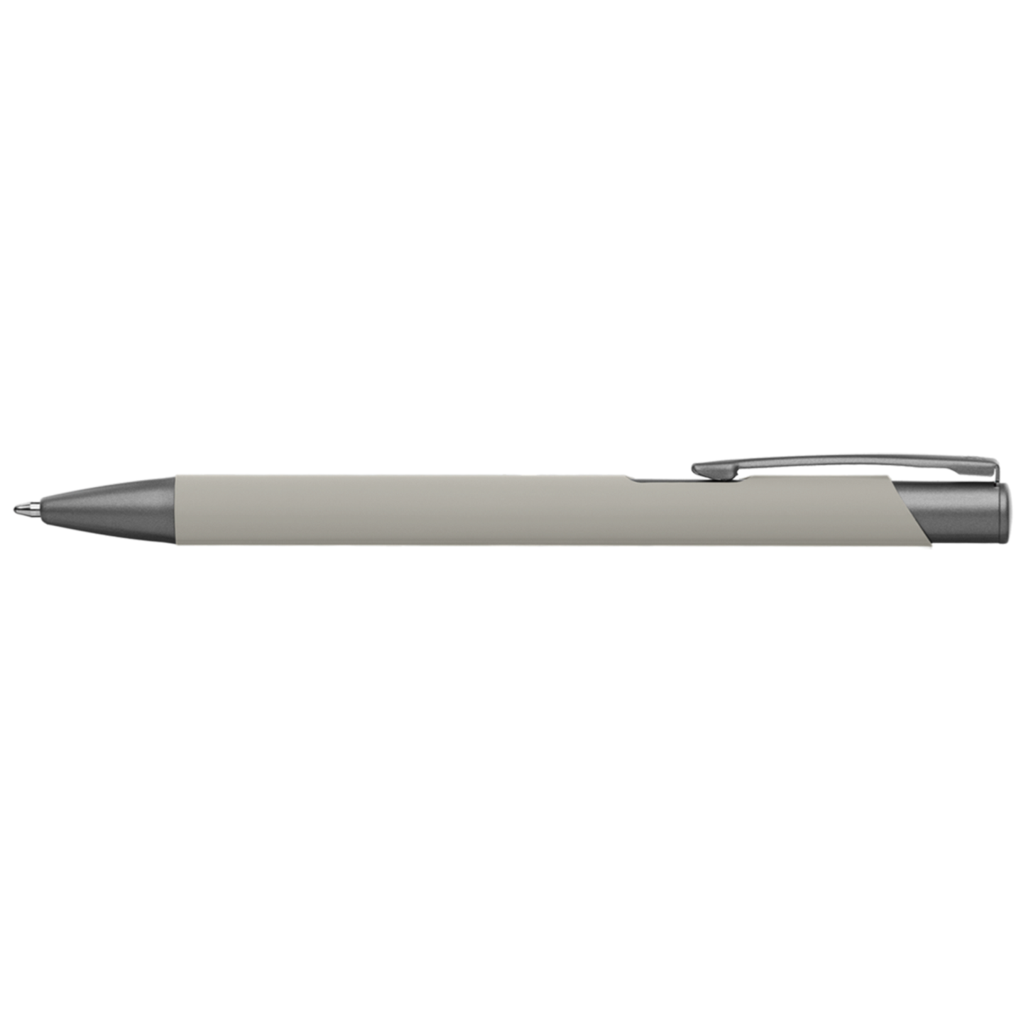 Crosby Gunmetal Softy Pen promotional pen in light gray printed with your company logo