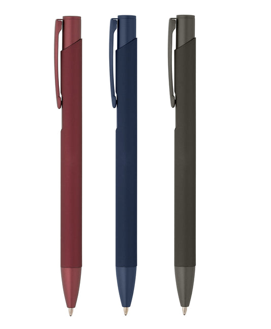 Crosby Softy Monochrome promotional pen in assorted colours laser engraved with your company logo
