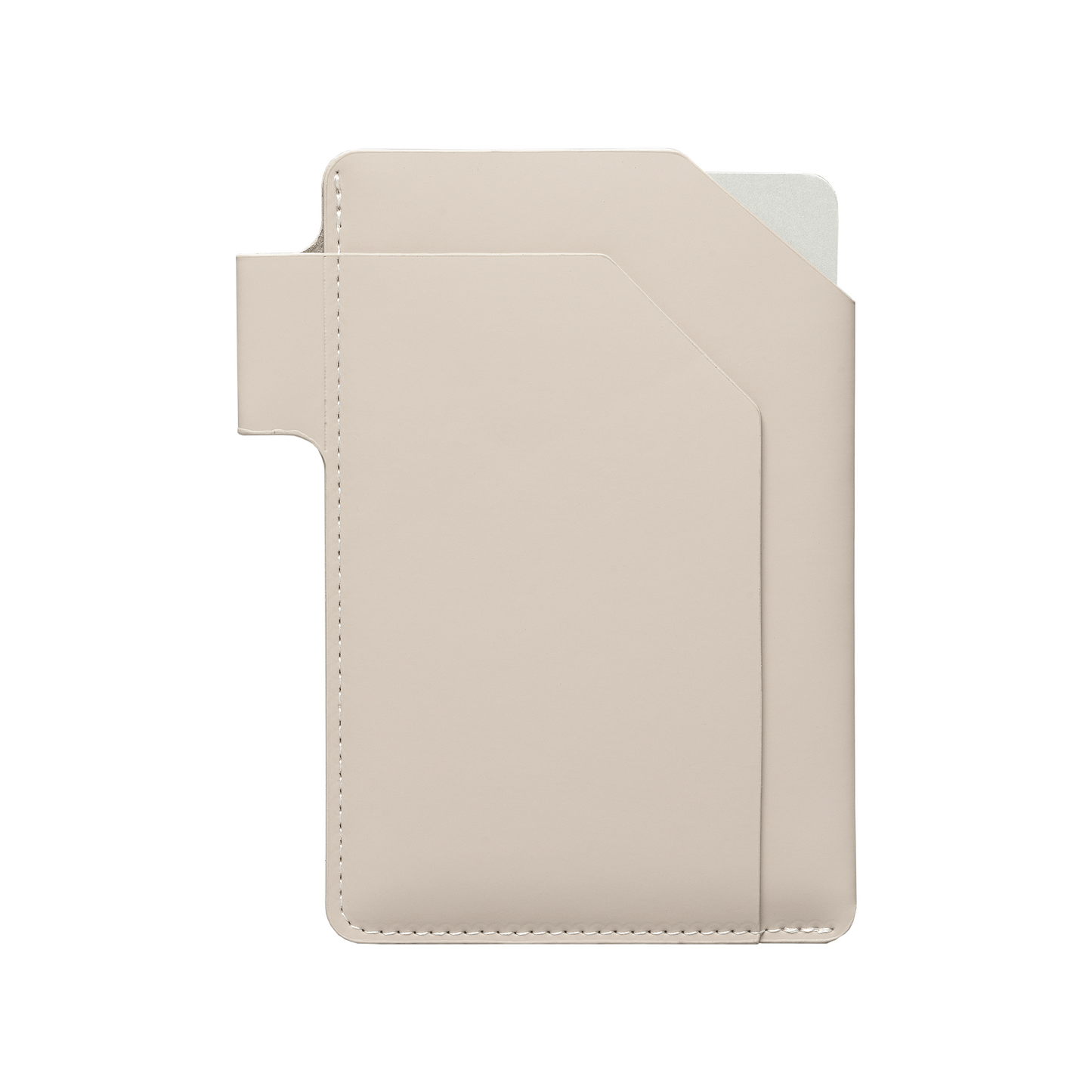 Malmö Passport Holder Notebook promotional notebook in dune warm grey printed with your company logo
