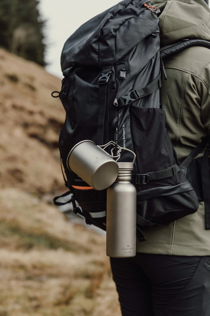 Nordic Drift Trail Ultra Light Titanium 600ml Water Bottle