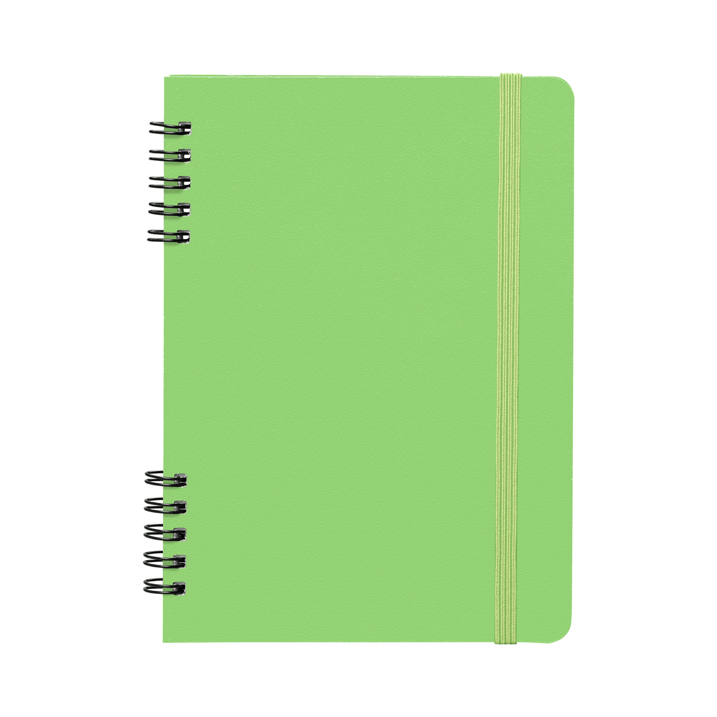 Jora Spiral Bound Notebook promotional notebook in green printed with your company logo