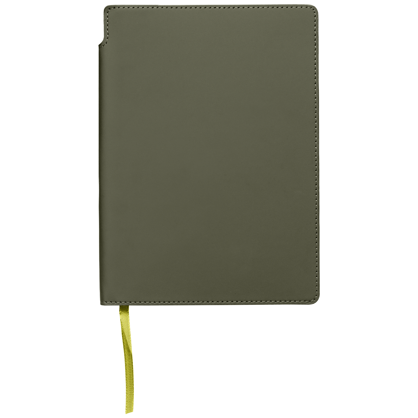 Malmö Recycled Soft Cover Extended Journal promotional notebook in forest green printed with your company logo