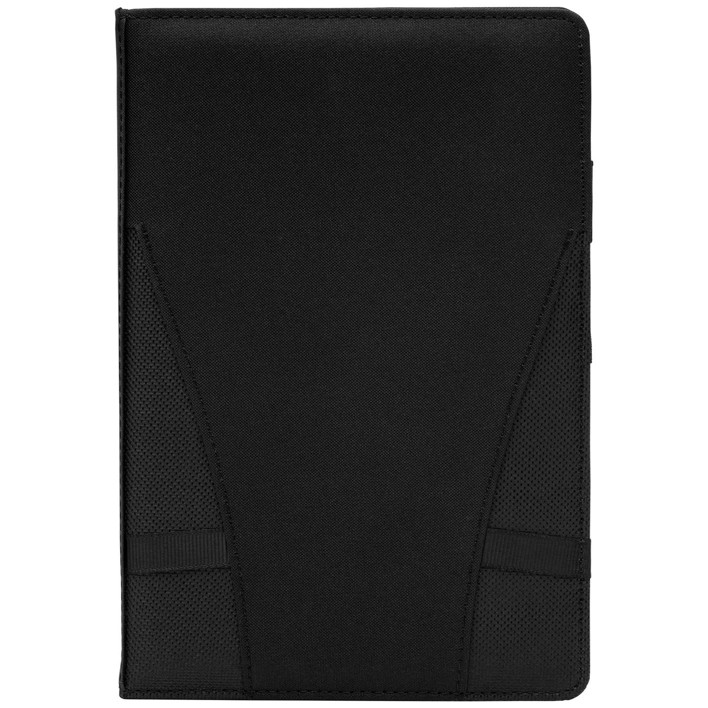 Coastal Threads™ Repreve® Tech Organiser Notebook promotional notebook in black printed with your company logo