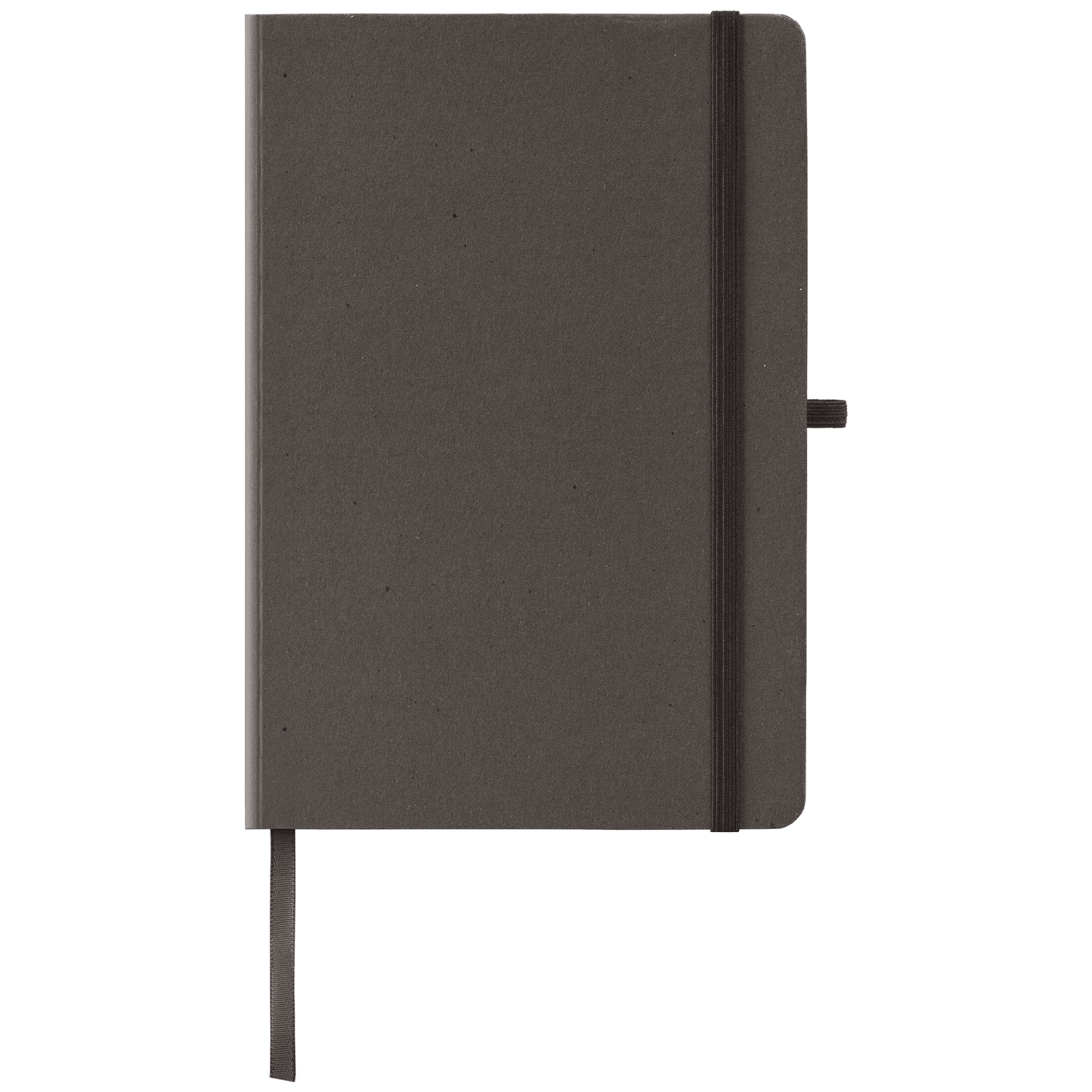 Terra Recycled Milk Carton Hard Cover Notebook promotional notebook in black printed with your company logo