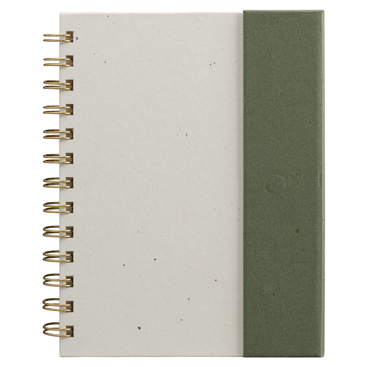 Halden FSC Paper Sticky Note Spiral Notebook Organiser promotional notebook in dark green printed with your company logo