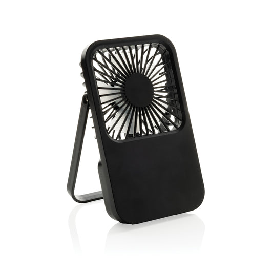 Aervina RCS recycled plastic re-chargeable desk fan