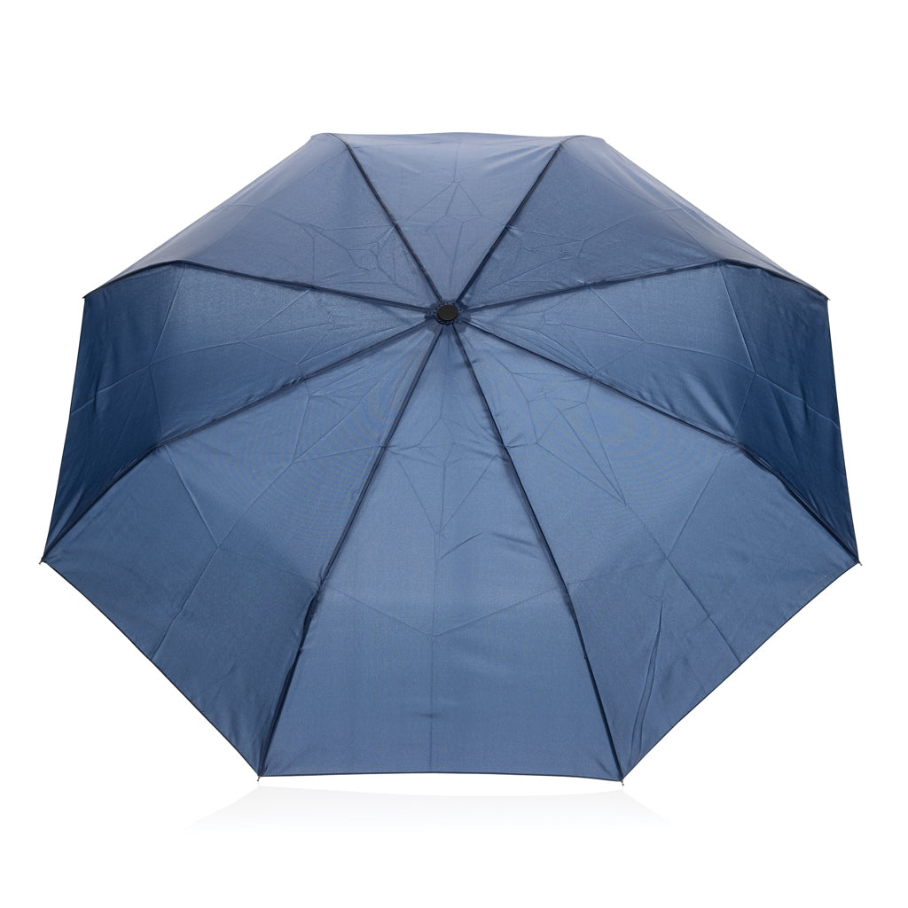 Yara 21' AWARE™ RPET solid colour umbrella with carabiner