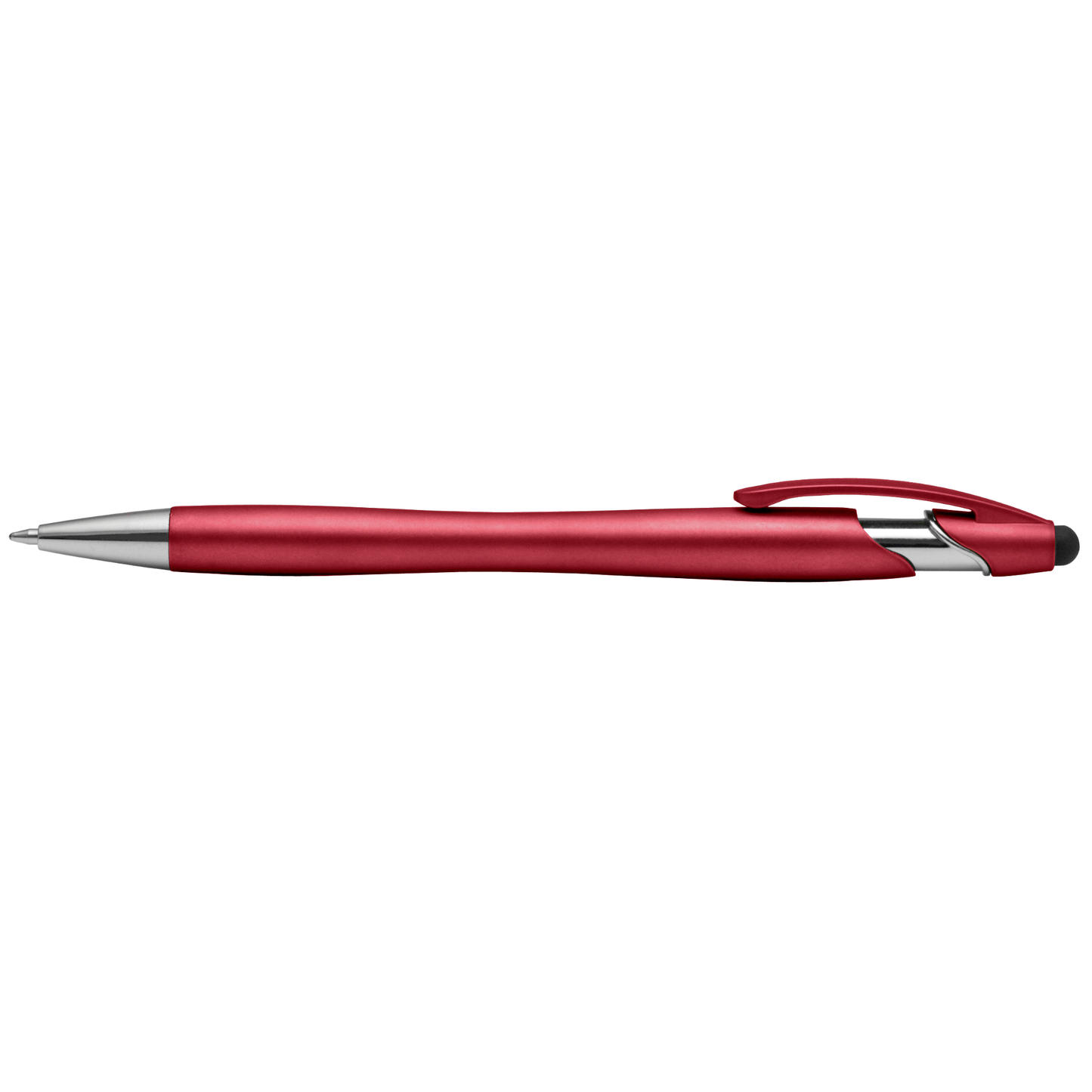 La Jolla Stylus Pen promotional pen in red printed with your company logo