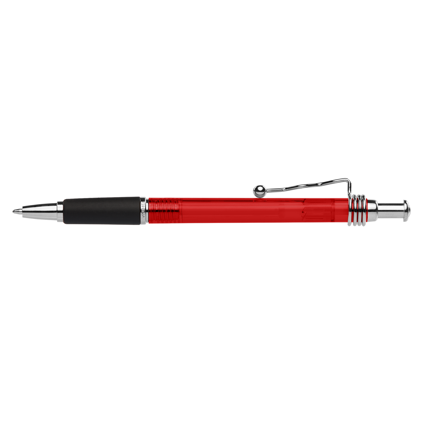 Marley Ballpen promotional pen in rouge translucide printed with your company logo