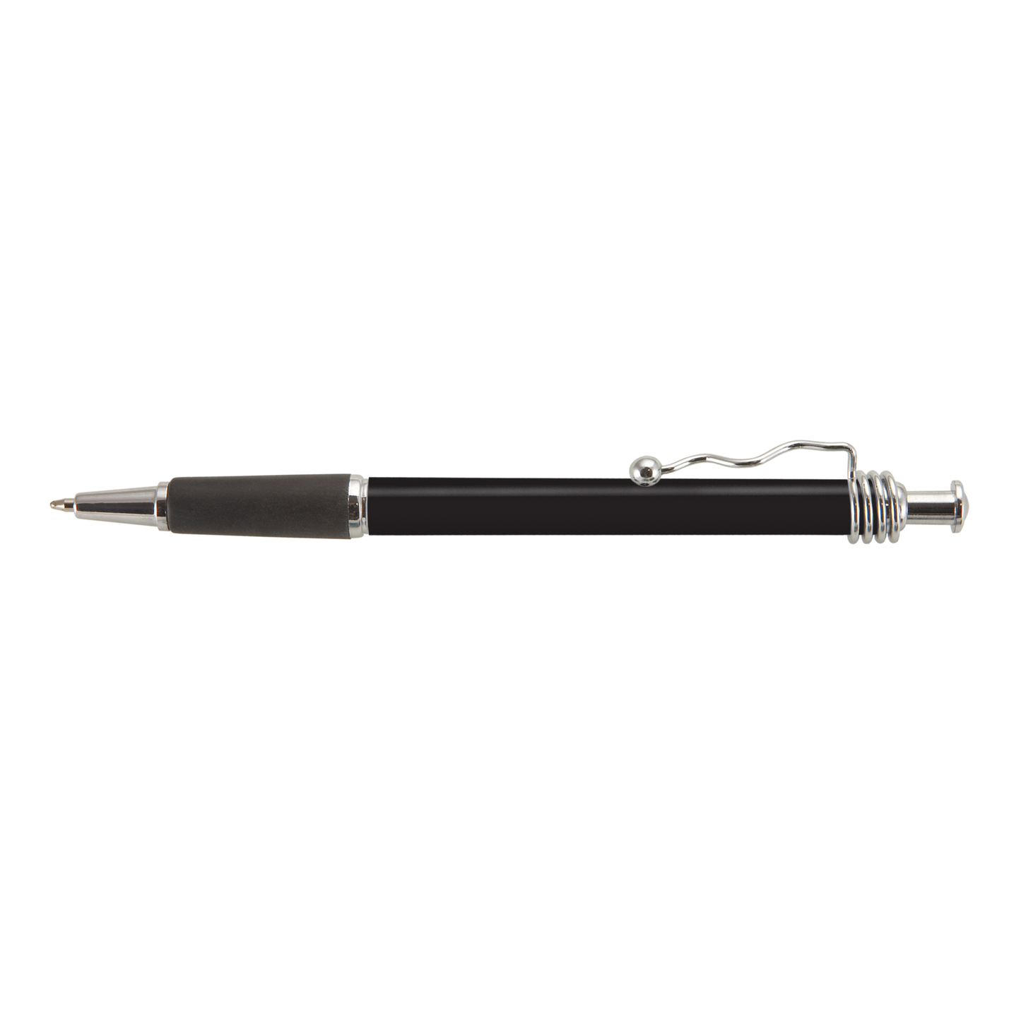Monroe Pen promotional pen in black printed with your company logo