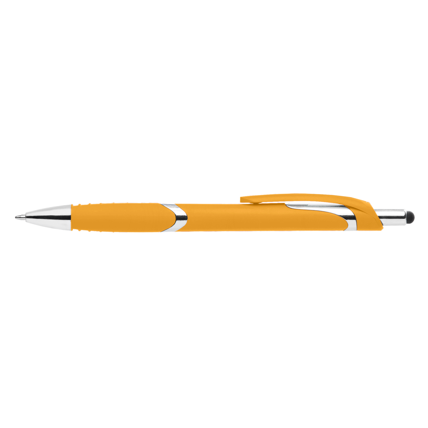 Joplin Bright Stylus Pen promotional pen in yellow printed with your company logo