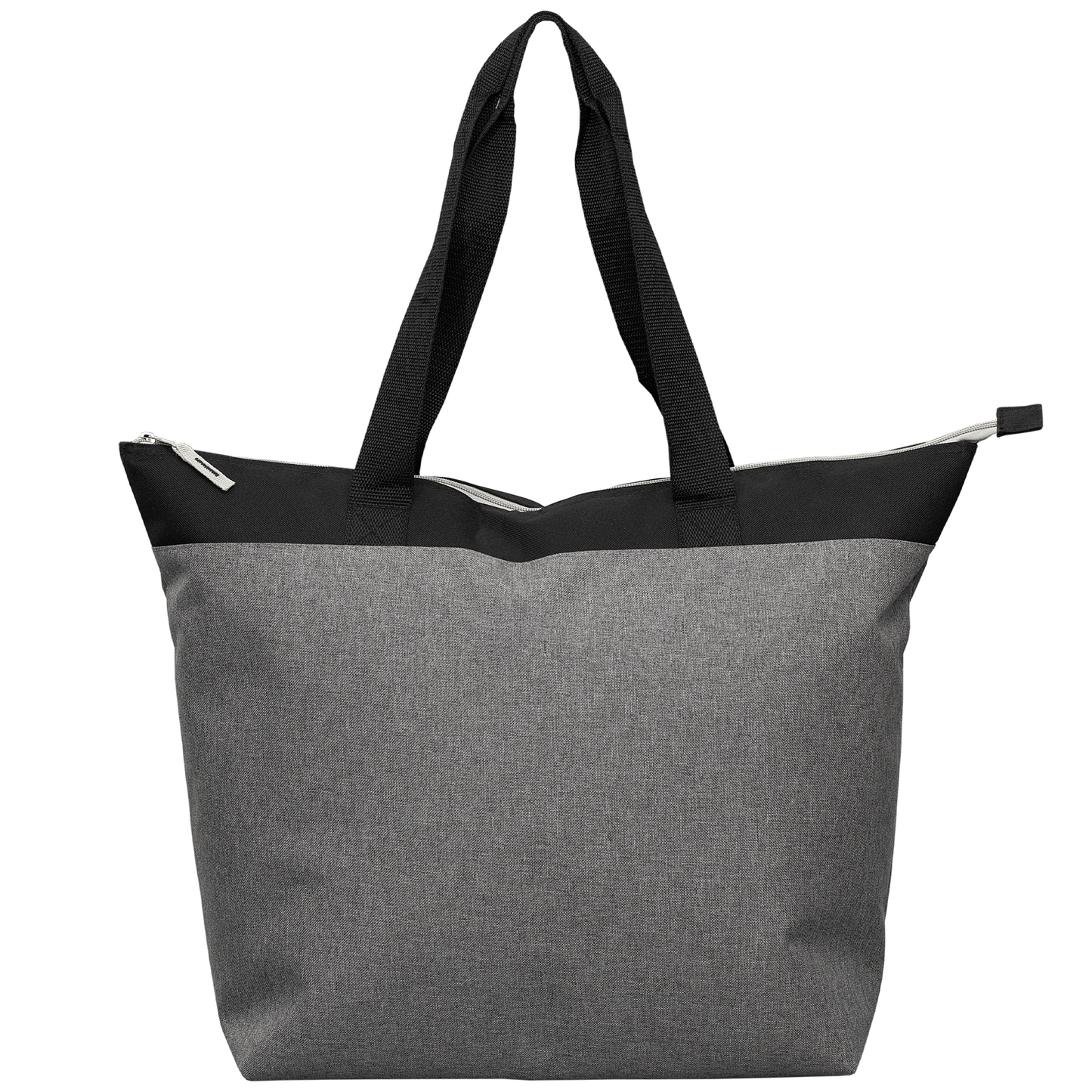 Metropolis™ Large Cooler Tote Bag promotional cooler bag in gray printed with your company logo