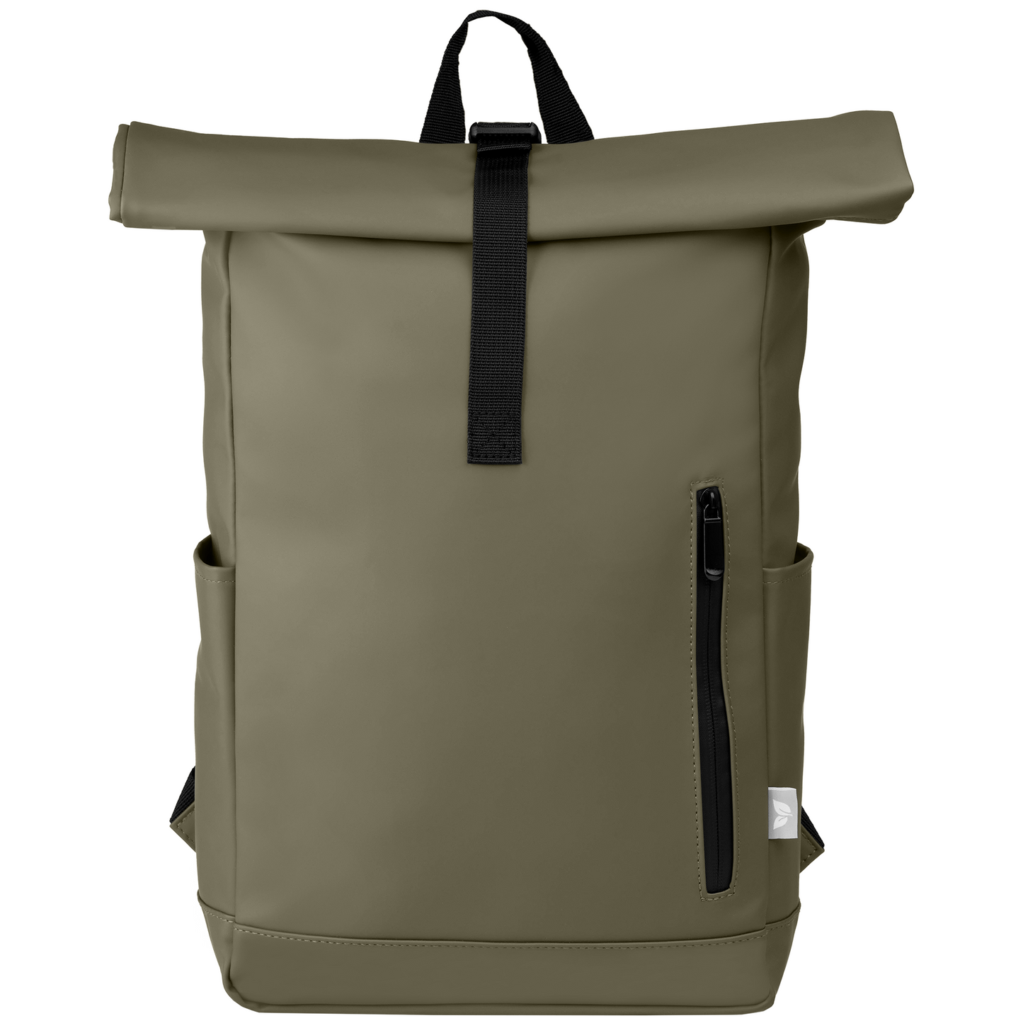 Malmö promotional backpack in dark green printed with your company logo