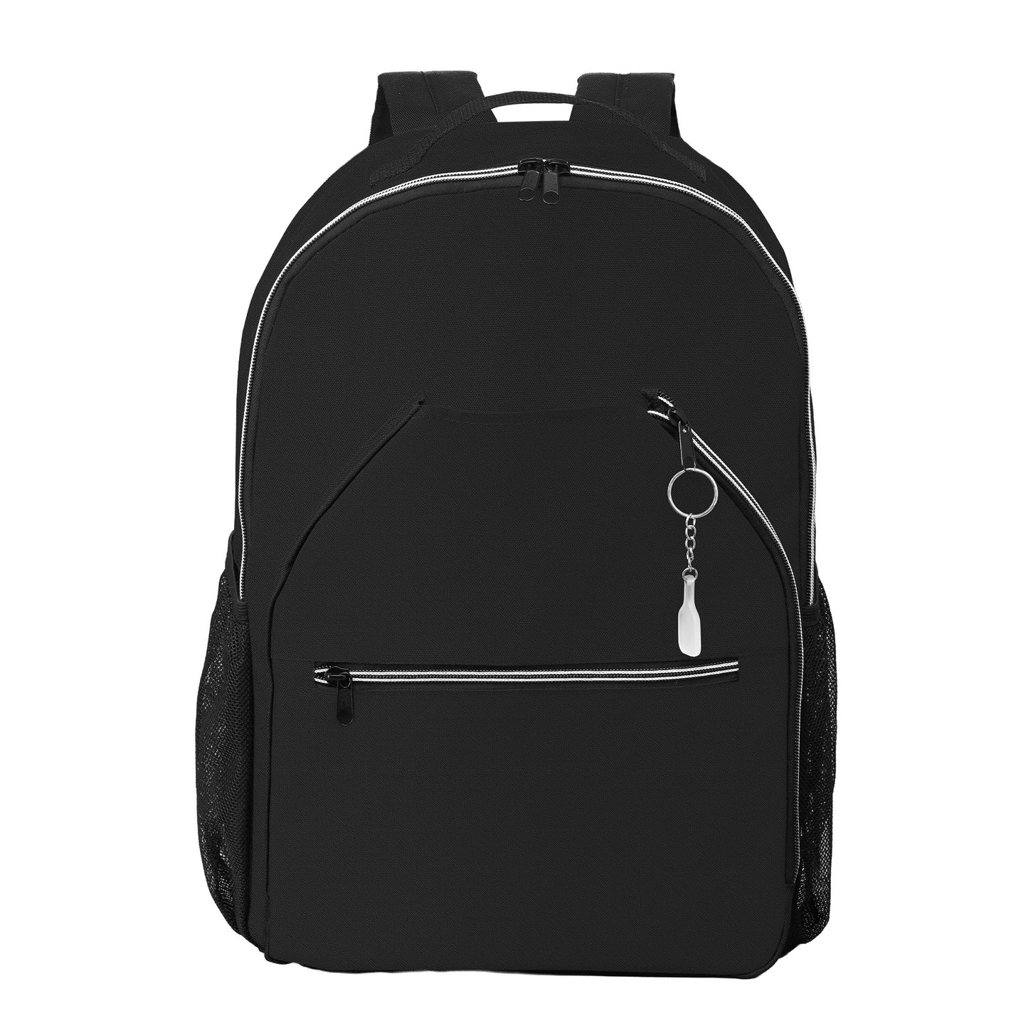 Rumo Recycled Racket Sport Backpack promotional backpack in black printed with your company logo