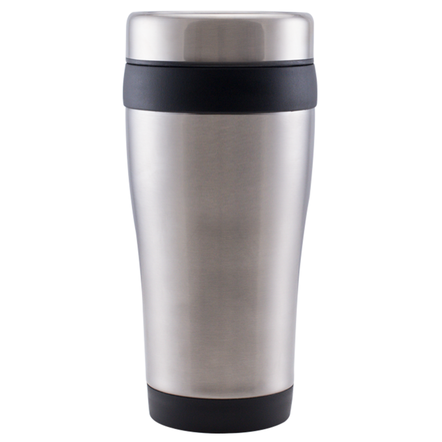 Legend promotional travel cup in black printed with your company logo