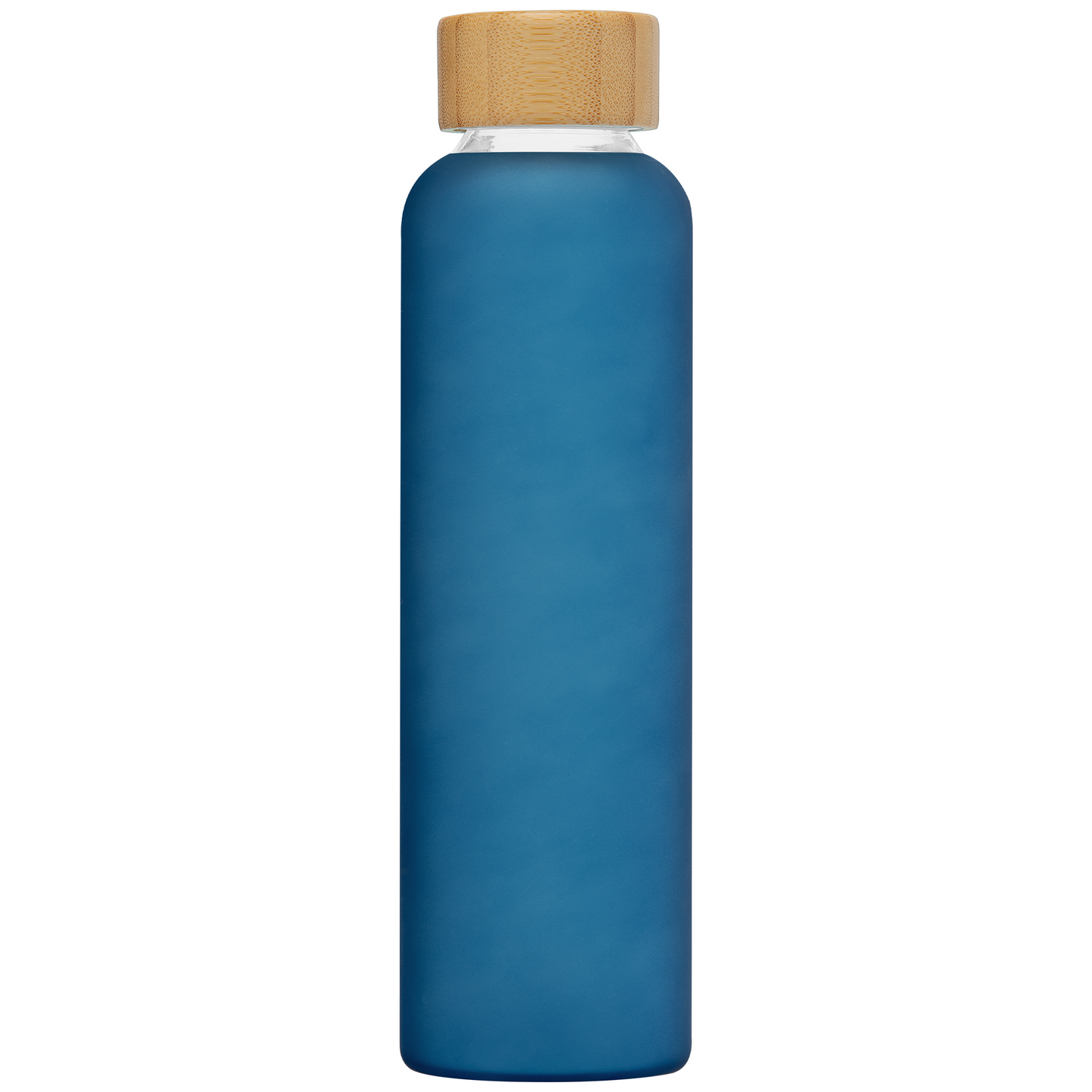 Lucerne promotional bottle in navy blue printed with your company logo