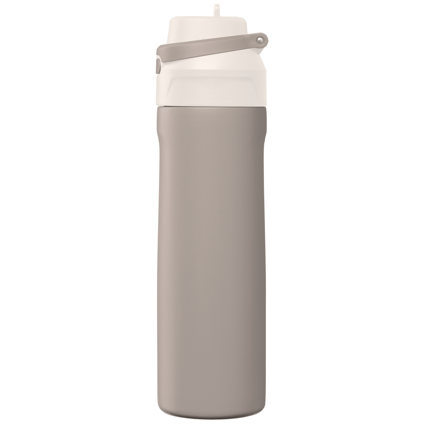 Lynk Recycled Stainless Steel Straw-Lid Leakproof Bottle promotional bottle in dune laser engraved with your company logo