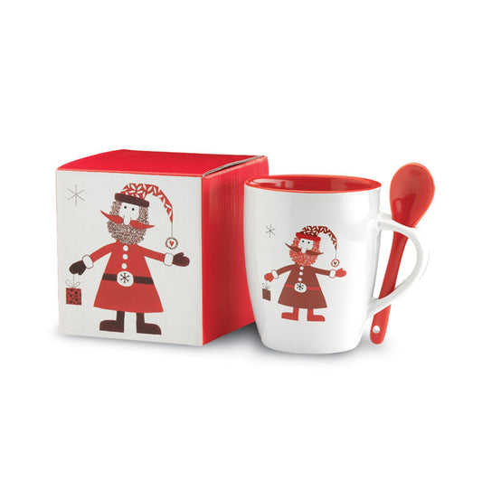 CLAUS - Mug with spoon 250ml