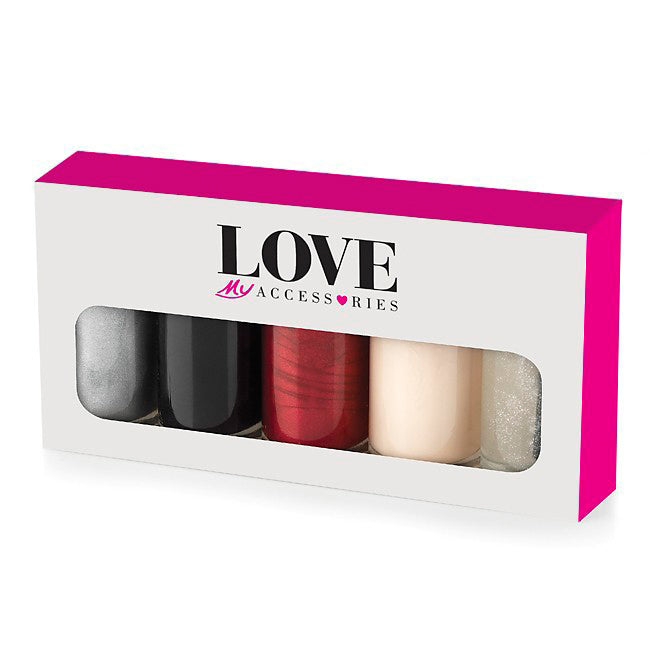 5-teiliges Nagellack-Geschenkset | Wellness-Geschenke mit Markenlogo