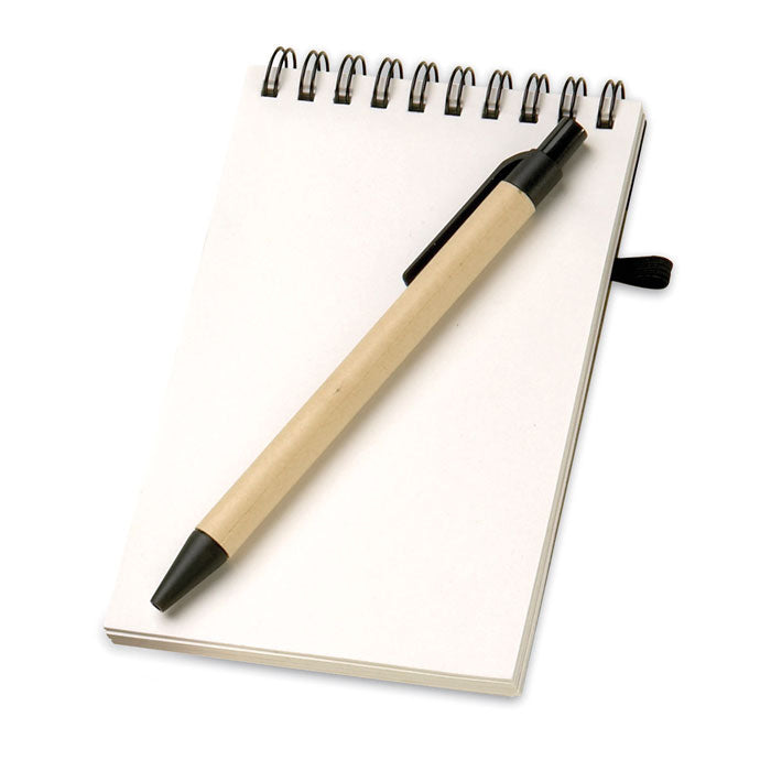 SONORA - Bloc-notes A6 recyclé avec stylo