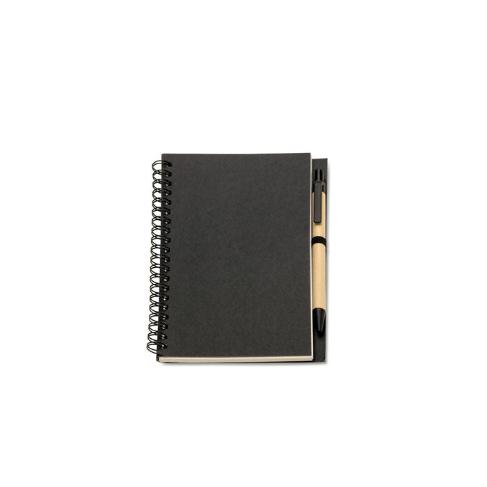 BLOQUERO - Quaderno riciclato B6 con penna