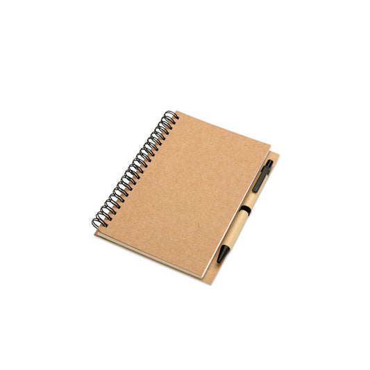 BLOQUERO - Cuaderno B6 reciclado con bolígrafo