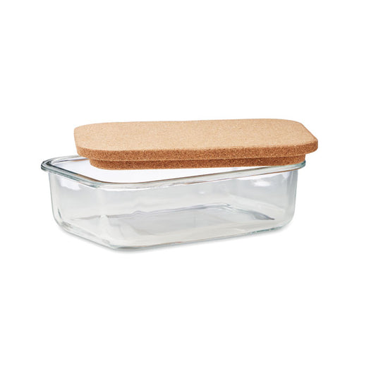 CANOA - Fiambrera de cristal con tapa de corcho