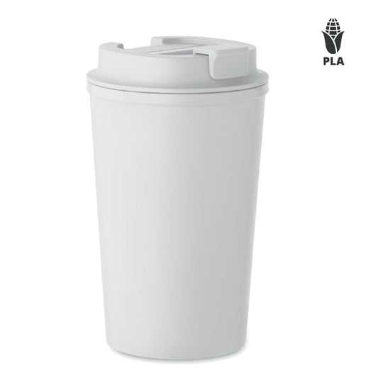 BEIBAKU - Bicchiere a doppia parete in PLA da 350 ml