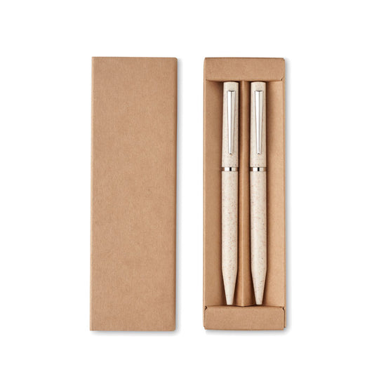 PEAT - Set penne twist in paglia di grano/ABS