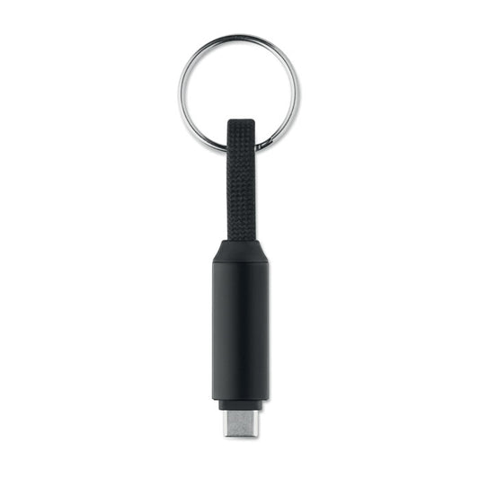 KEYSTO - Portachiavi con cavo di ricarica da 60 W