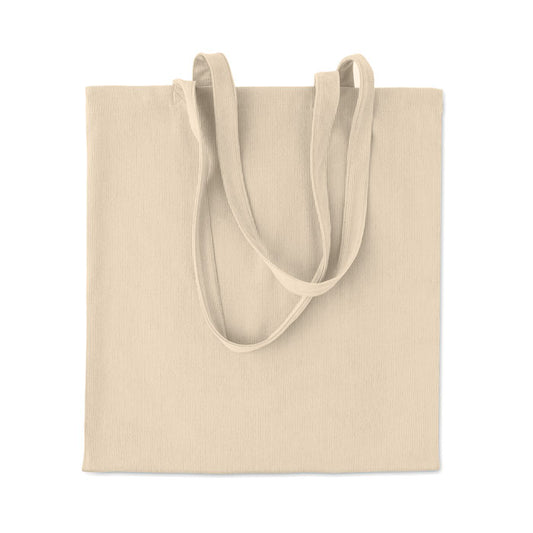 CORDY B - Borsa shopping in velluto a coste