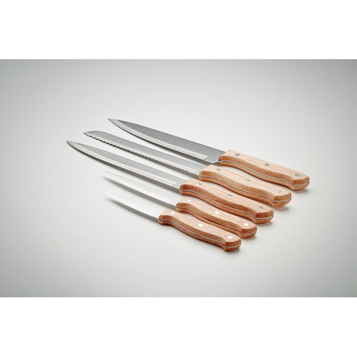 GOURMET – 5-teiliges Messerset im Sockel