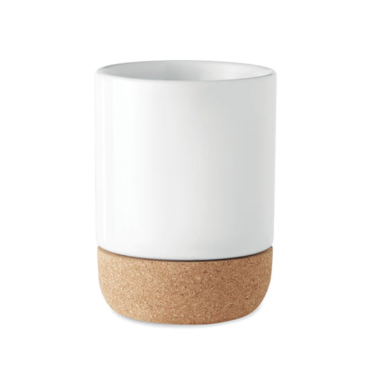 SUBCORK - Taza para sublimación con base de corcho