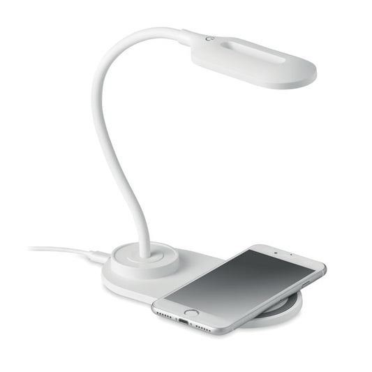SATURN - Lámpara de sobremesa y cargador 10W