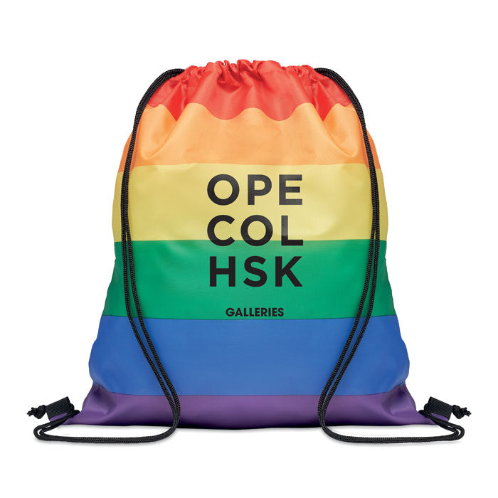 BOW - Sac cordon RPET arc-en-ciel
