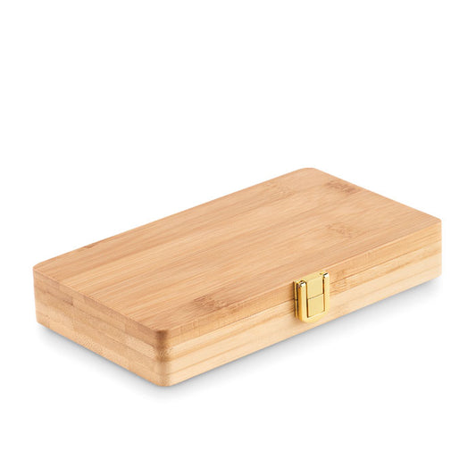 GALLAWAY - 21 pcs tool set in bamboo case