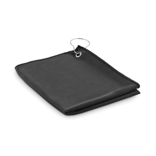 TOWGO - RPET golf towel with hook clip