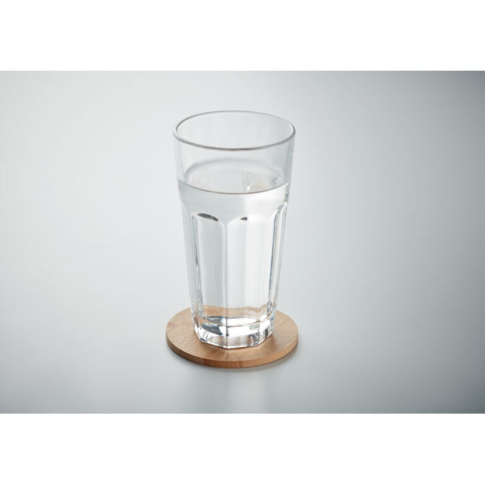 BAYIN - Dessous de verre rond en bambou