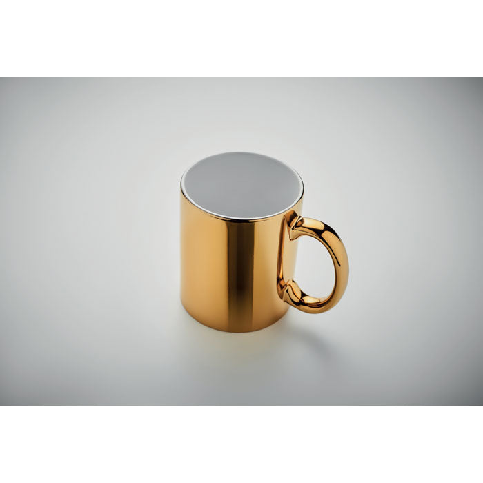 HOLLY - Taza de cerámica metalizada 300 ml
